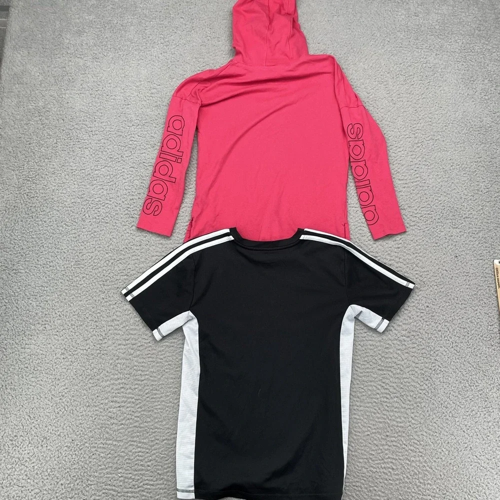 Adidas T-Shirt /Sweatshirt Youth Medium Pink Athleisure Outdoor Performance Gym‎